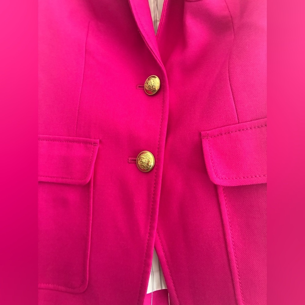 JCrew Rhoades Jacket/Blazer Fuscha Ponk. Sz2 Gorgeous Like New - Picture 4 of 10
